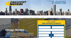 Desktop Screenshot of chicagocrescentmovers.com