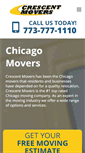 Mobile Screenshot of chicagocrescentmovers.com